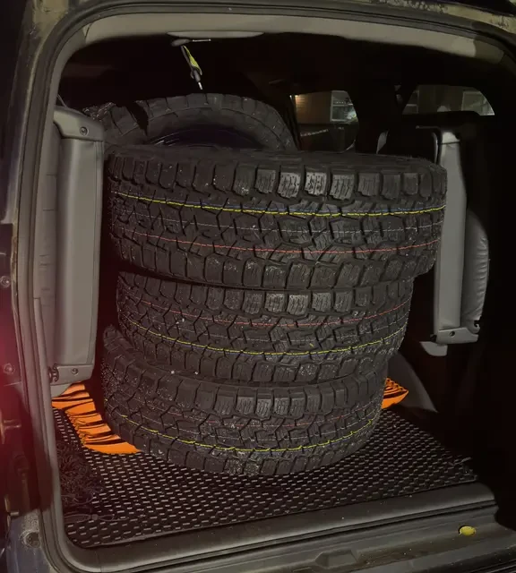 GX470换AT胎
