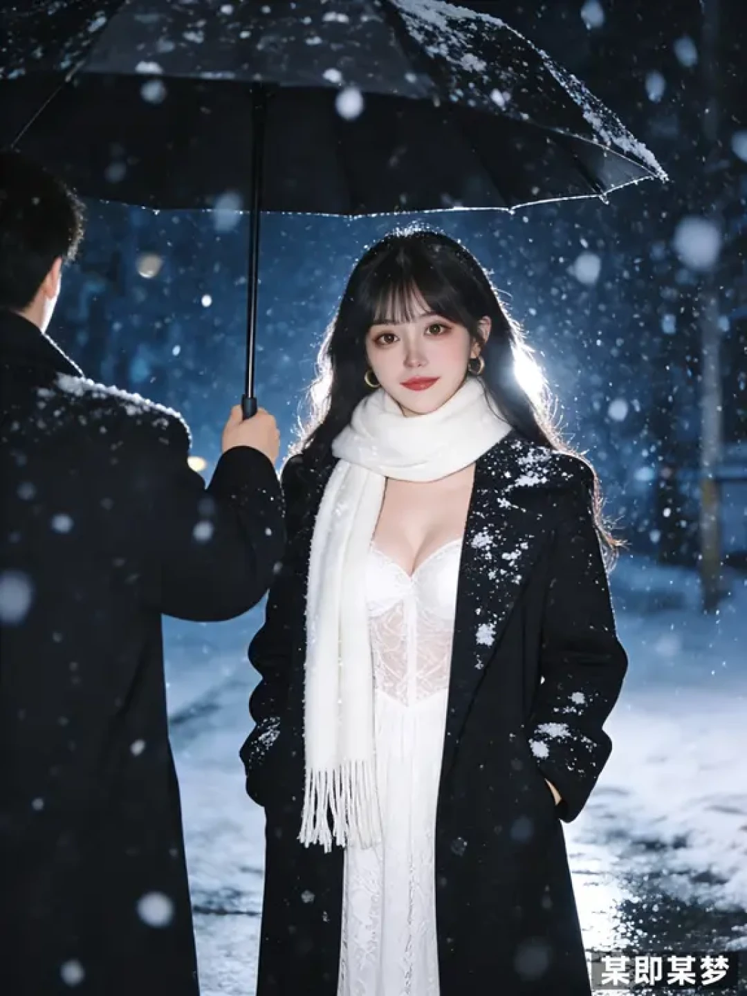 无中生男友❄️鬼怪同款雪景写真教程来啦~