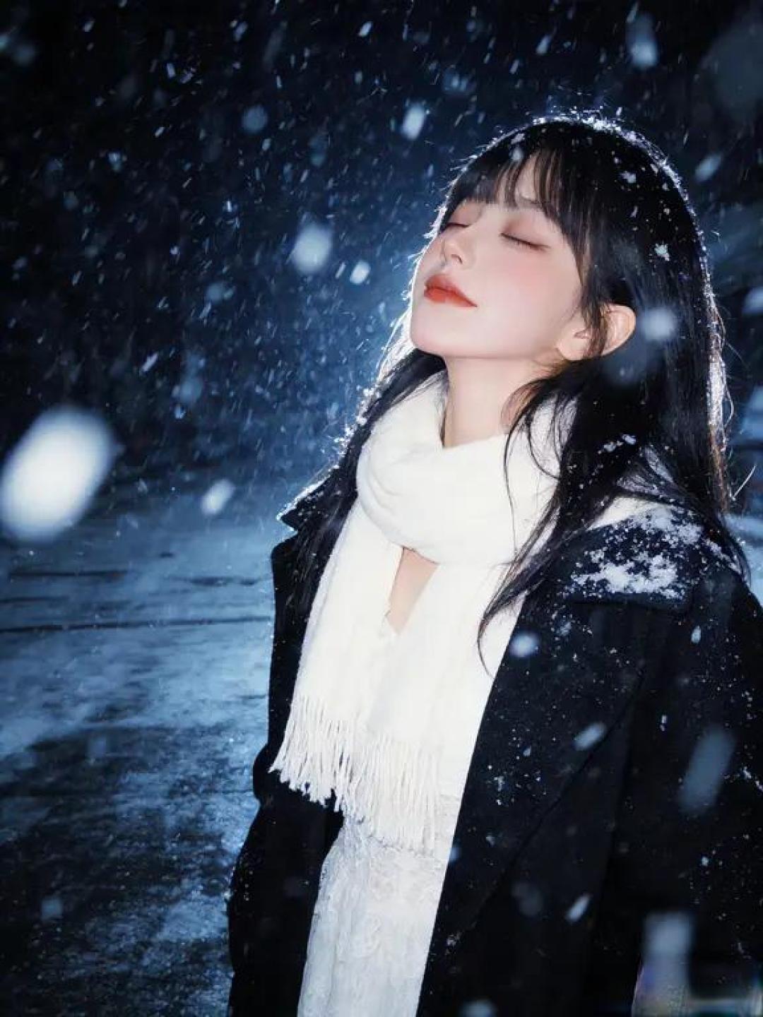 无中生男友❄️鬼怪同款雪景写真教程来啦~