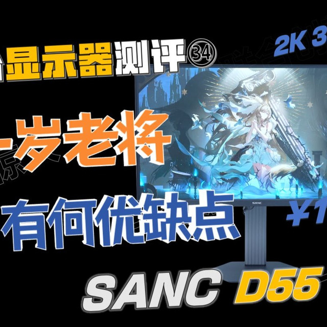 百台显示器测评34：盛色D55实测表现如何，24英寸2K 320Hz电竞显示器，发布一年以后是否依然能打，优缺点是什么？