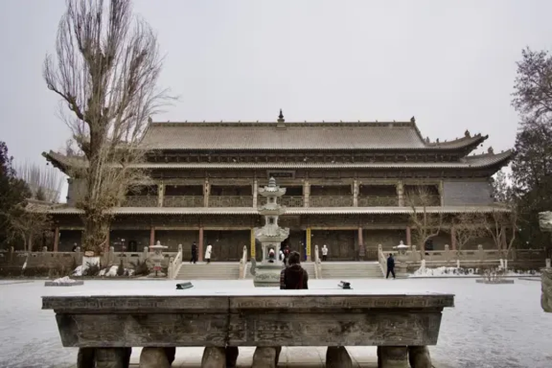 大西北Day3|雪中的西夏国寺 千年大佛寺