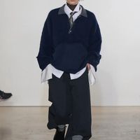 很帅！与狗狗一起走秀，中国设计师以“两仪”为核，狂野皮草×极简西装|Feng Chen Wang 2026 秋冬男装