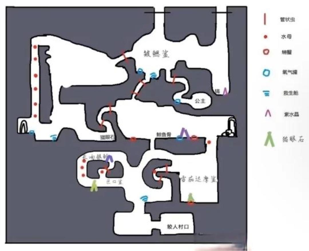 《潜水员戴夫》全地图及地形攻略