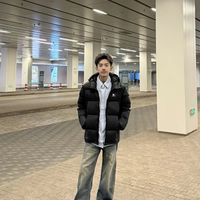 男生冬日保命穿搭｜黑羽绒服也能穿出少年感