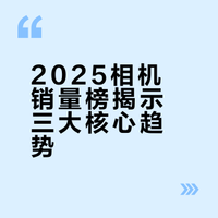 2025相机市场销售排行榜分析：轻量化全画幅霸榜，APS-C画幅根基稳固