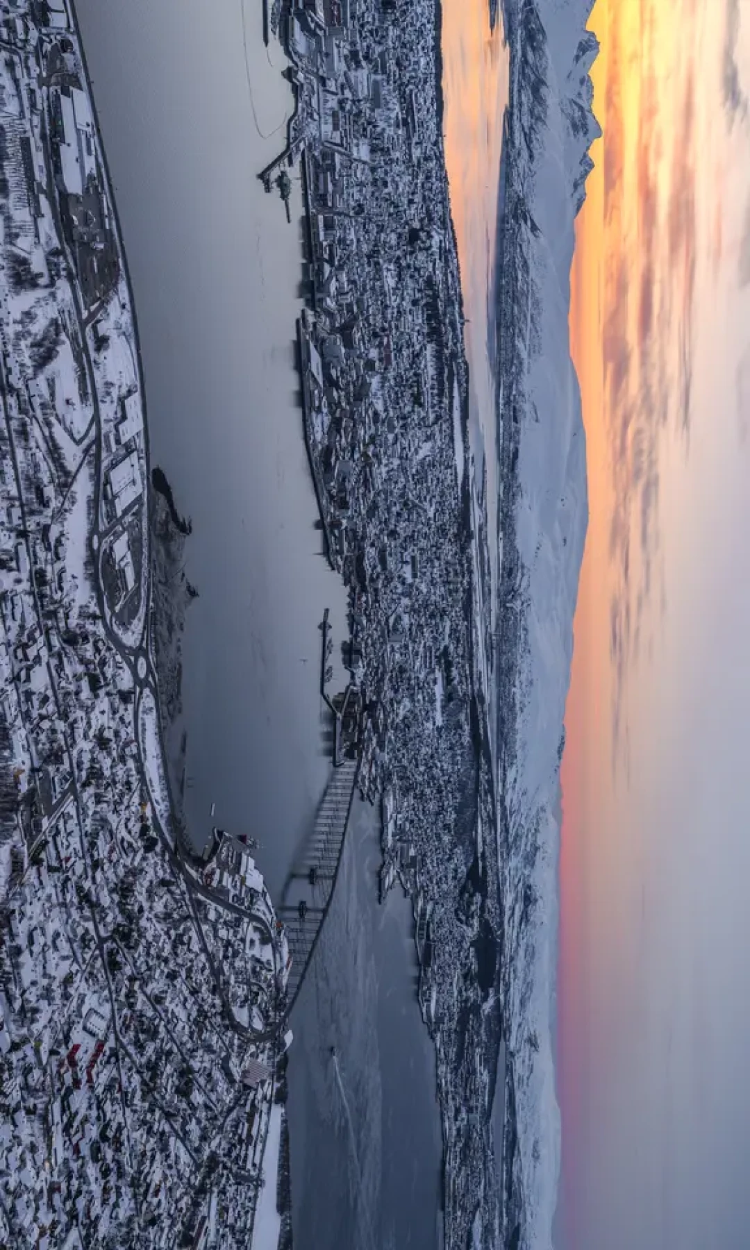 HDR|特罗姆瑟Fjellheisen🚠日落转蓝调