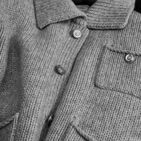 g for 小香风针织羊毛羽绒外套细节评测