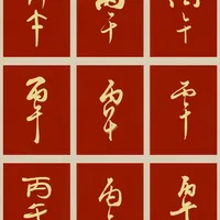 把“丙午”马年书法落款写出20种风格变化