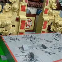 巴掌大的擂台，拼奇积木“天下一武道会”场景模型
