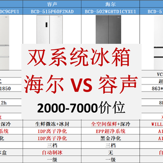 拒绝串味！买冰箱认准双蒸发器，年货节海尔容声双系统冰箱横评