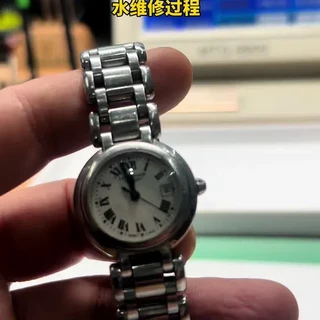 浪琴心月维修防水测试#名表维修保养#石英表维修#浪琴心月