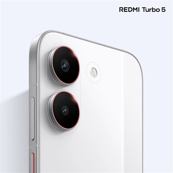 REDMI Turbo 5外观揭晓：6.59英寸黄金中尺寸！金属中框+玻璃背板