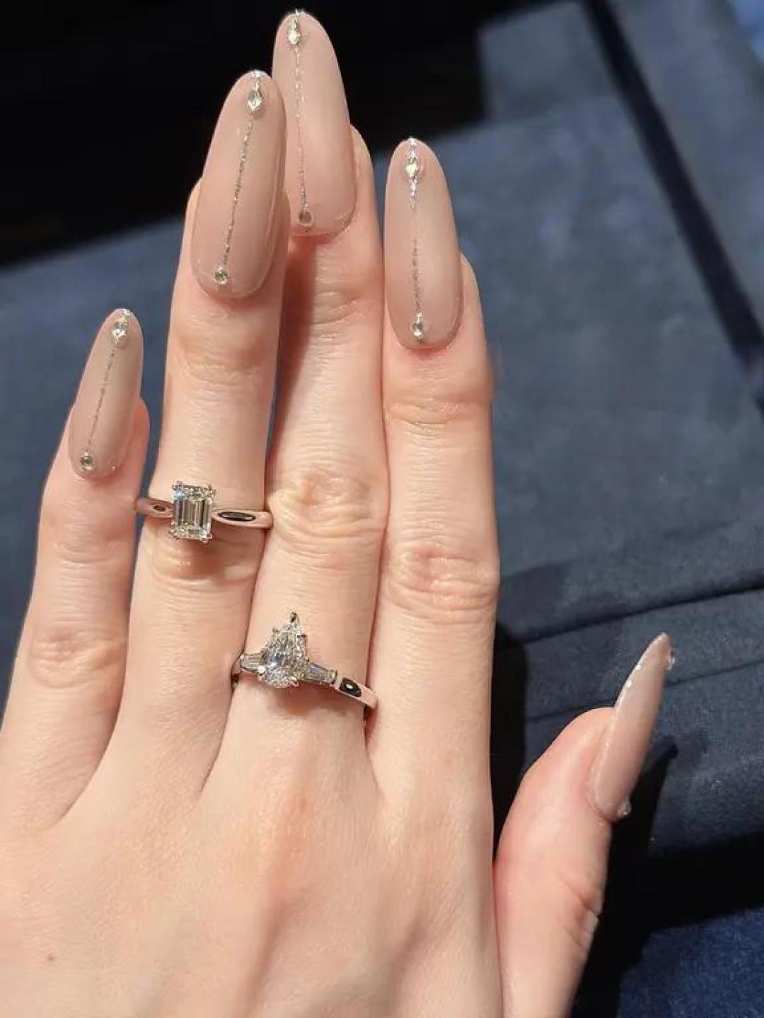 Harry Winston & Graff 钻戒上手对比💍