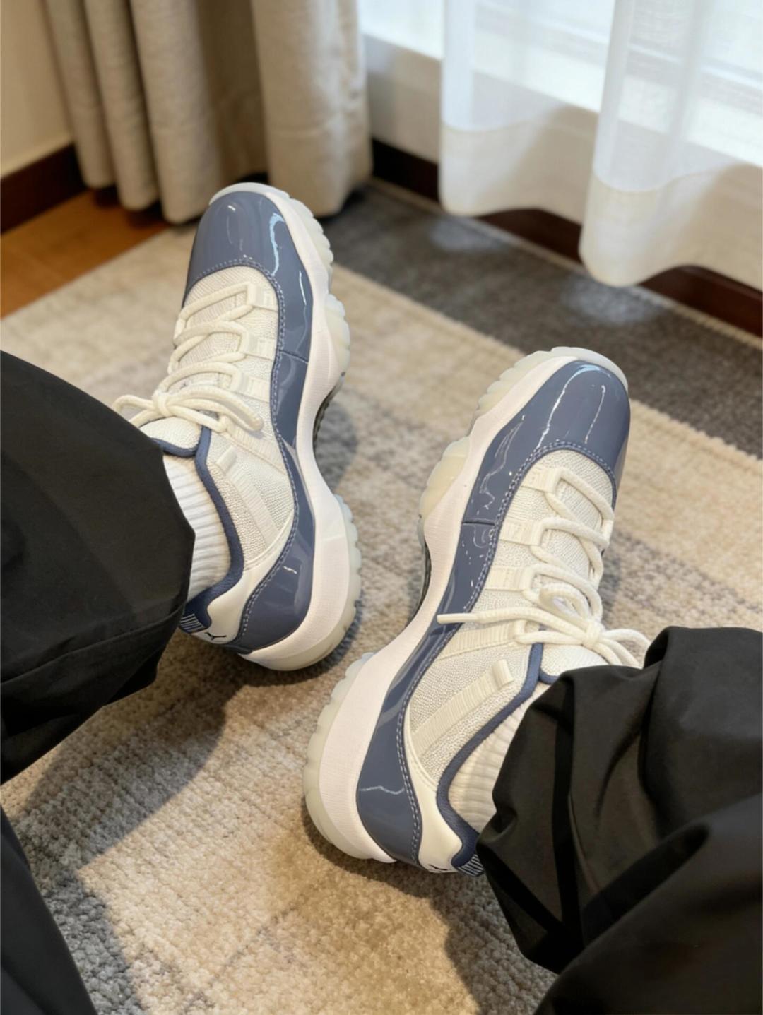 白蓝AJ11 Low,小众又耐看的配色!