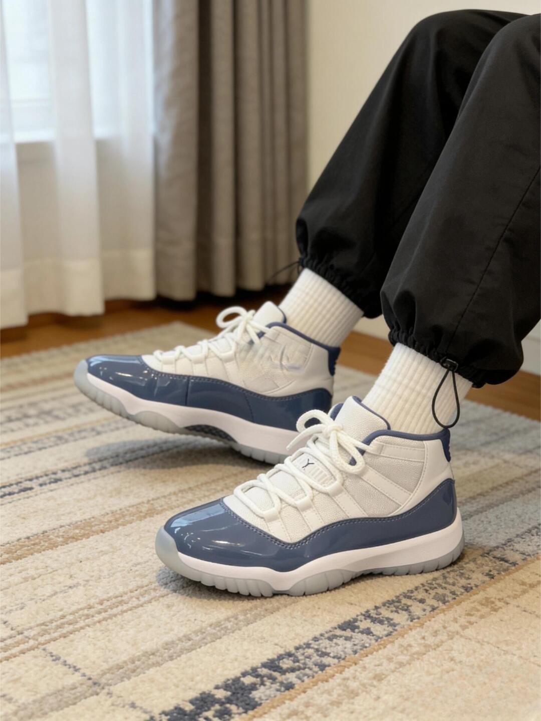 白蓝AJ11 Low,小众又耐看的配色!