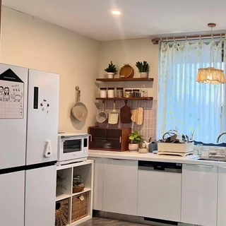 把厨房布置成了自己喜欢的样子