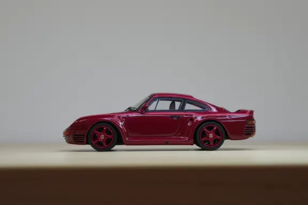 PetroLab 1/64 保时捷959红白双色测评