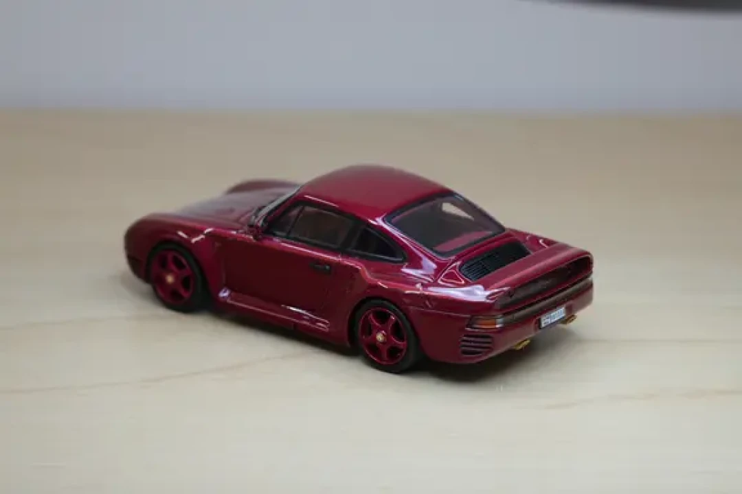 PetroLab 1/64 保时捷959红白双色测评