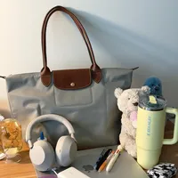 鹅卵石色实测好看 珑骧大号托特包太实用了