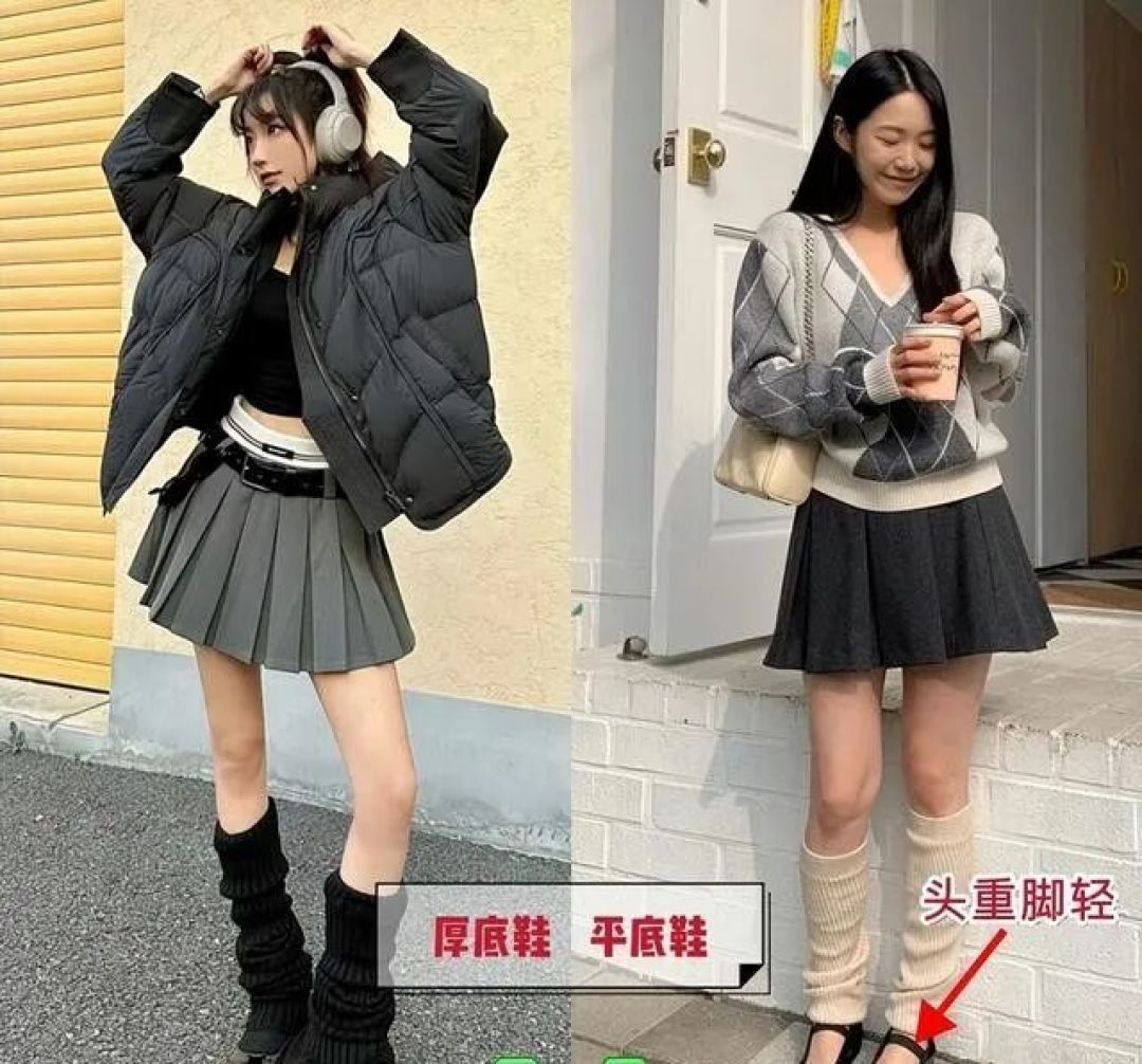 为什么大家冬天都不穿靴子了？看看成都女生穿的袜子，你就明白了