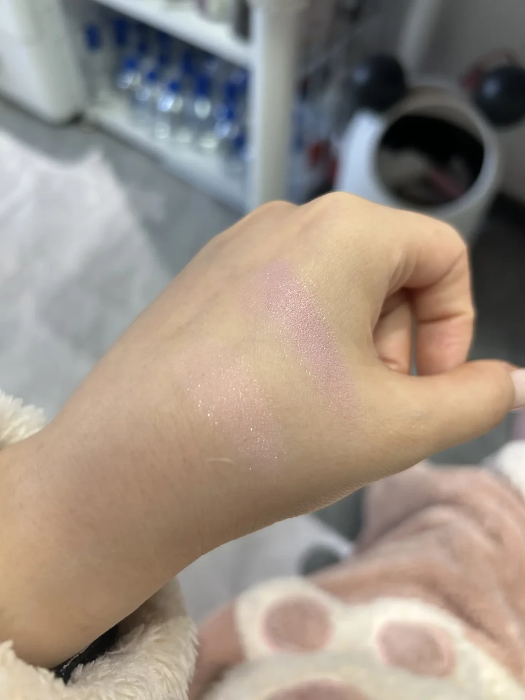 无滤镜试色韩国Simplain单色腮红