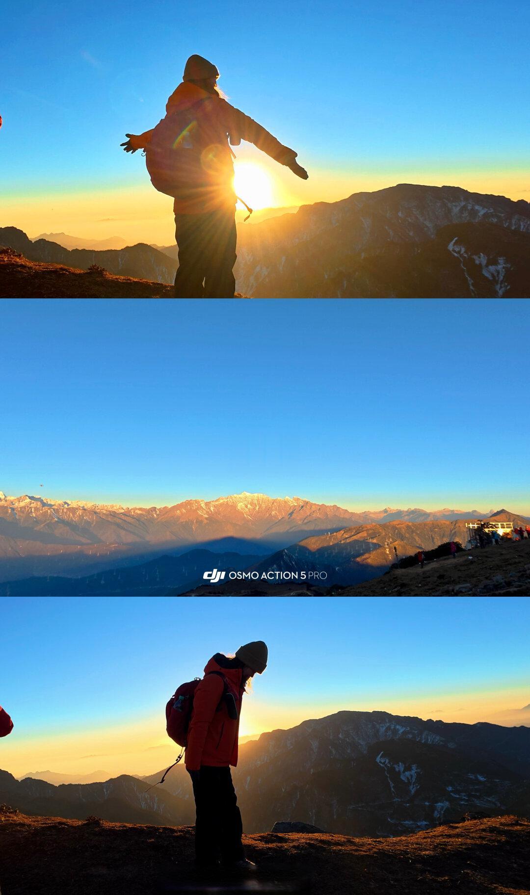 在华尖山追到了2026的第一场日照金山🌅