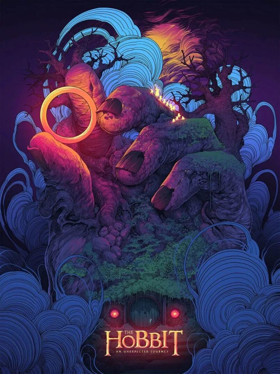这位大神一笔,原版电影海报突然不香了