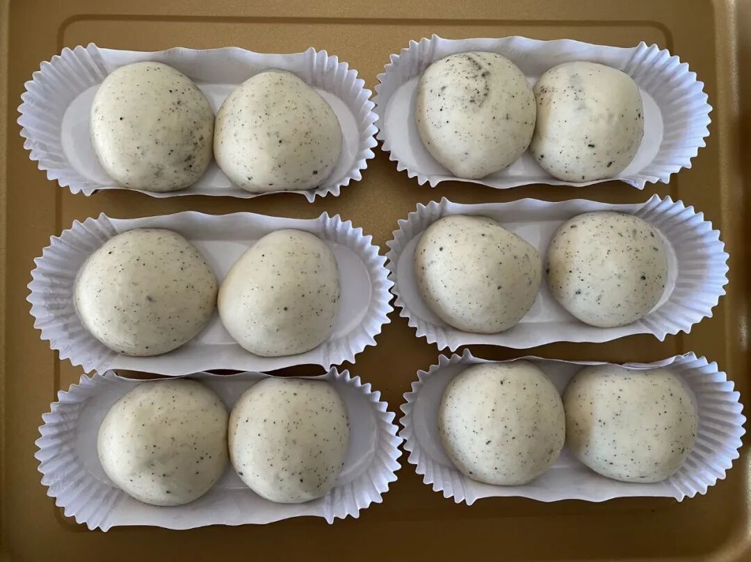 【烘焙日常】自制白茶牛奶包美食分享(厨师机版)