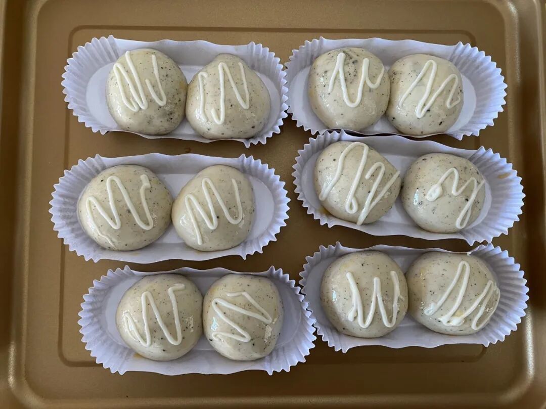 【烘焙日常】自制白茶牛奶包美食分享(厨师机版)