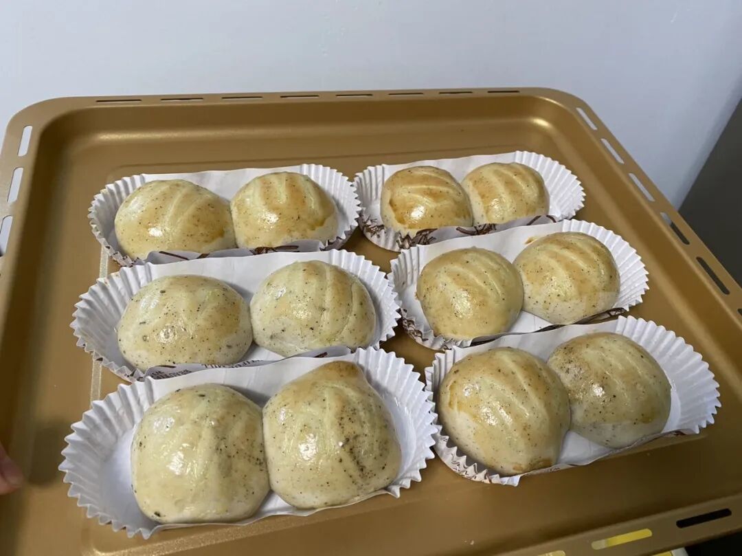 【烘焙日常】自制白茶牛奶包美食分享(厨师机版)