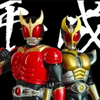 平成老大哥&二哥  真骨雕空我&亚极陀#真骨雕 #假面骑士 #青少年创作者计划#大人也要玩玩具 #假面骑士手办拼装模型