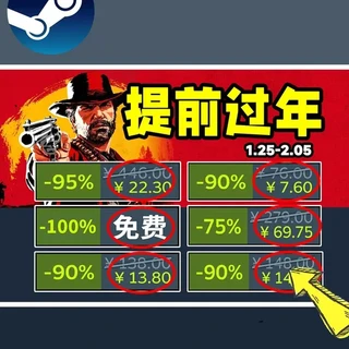 等等党大胜利!10分满分神作时隔5年开启新史低!Steam 史低游戏推荐!
#steam游戏 #游戏鉴赏家 #荒野大镖客救赎2 #steam史低 #游戏推荐