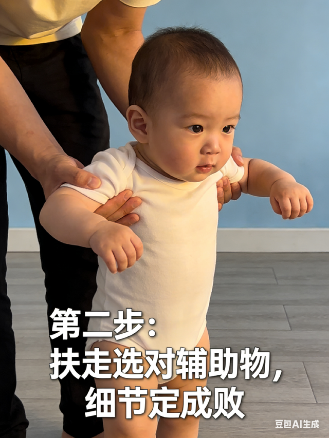 宝宝学走路别瞎练!3步正确引导,防O型腿奶奶更放心