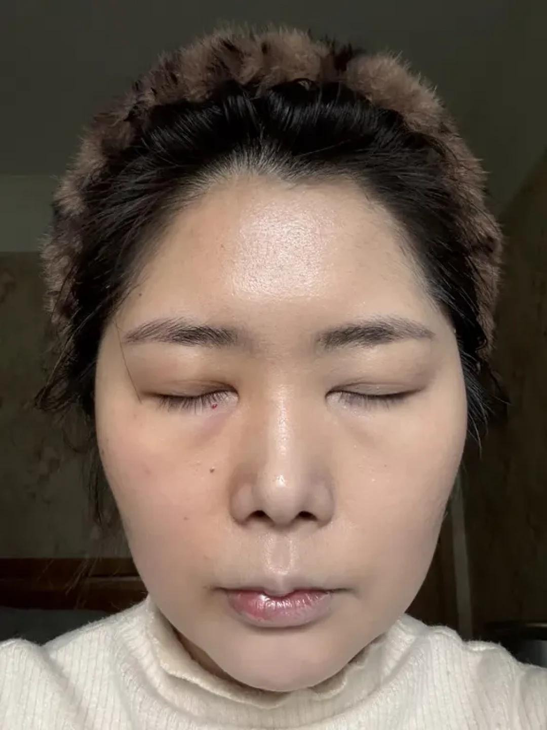 瑕疵黄皮用邦尼花园气垫03