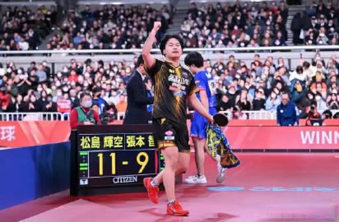 日本乒坛变天!松岛辉空4:3再胜张本,新王时代或已来临