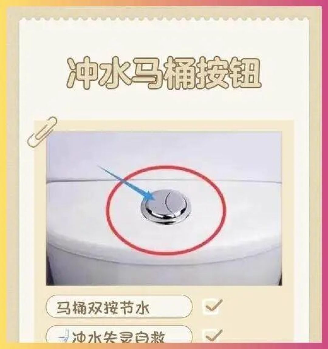马桶上一大一小的按钮该怎么按？原来这些年都错了，学会省水省钱
