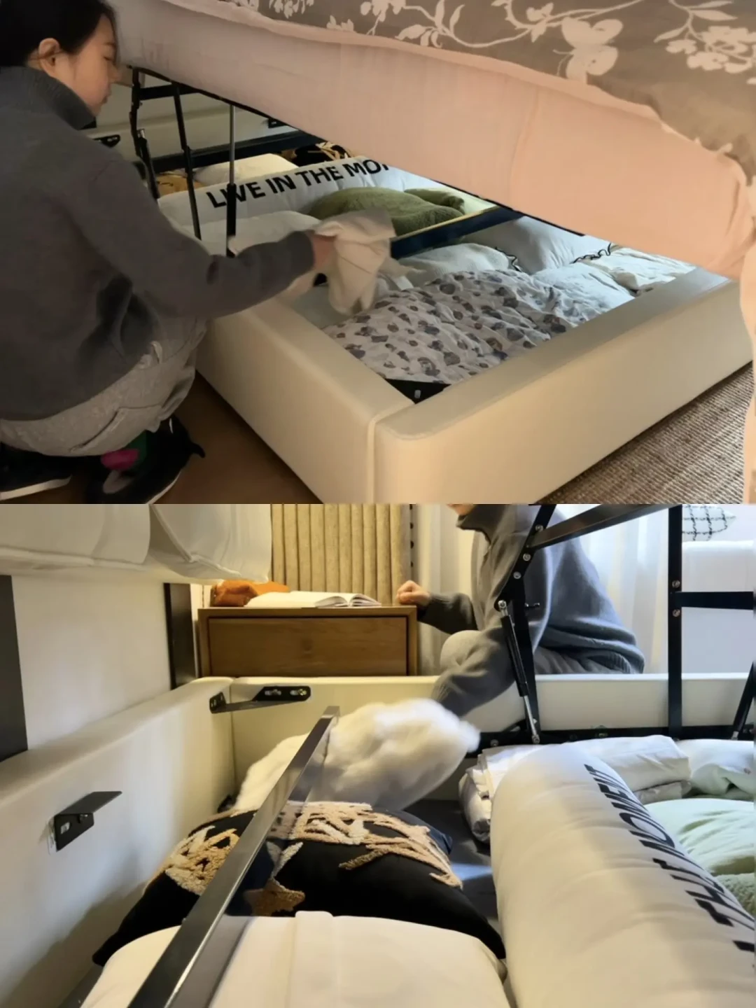 替你们试过了!空间小选择储物床准没错!