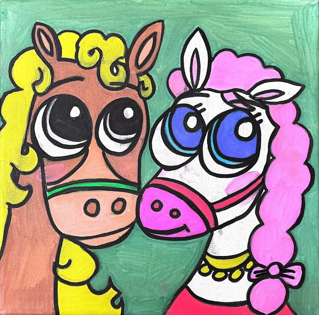 马年画马 童趣迎新 || 传统剪纸邂逅现代插画