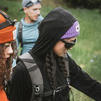 赛乐美丽诺羊毛T恤帽衫探索旅行T恤跑步通勤T恤羊毛T恤那女春夏秋