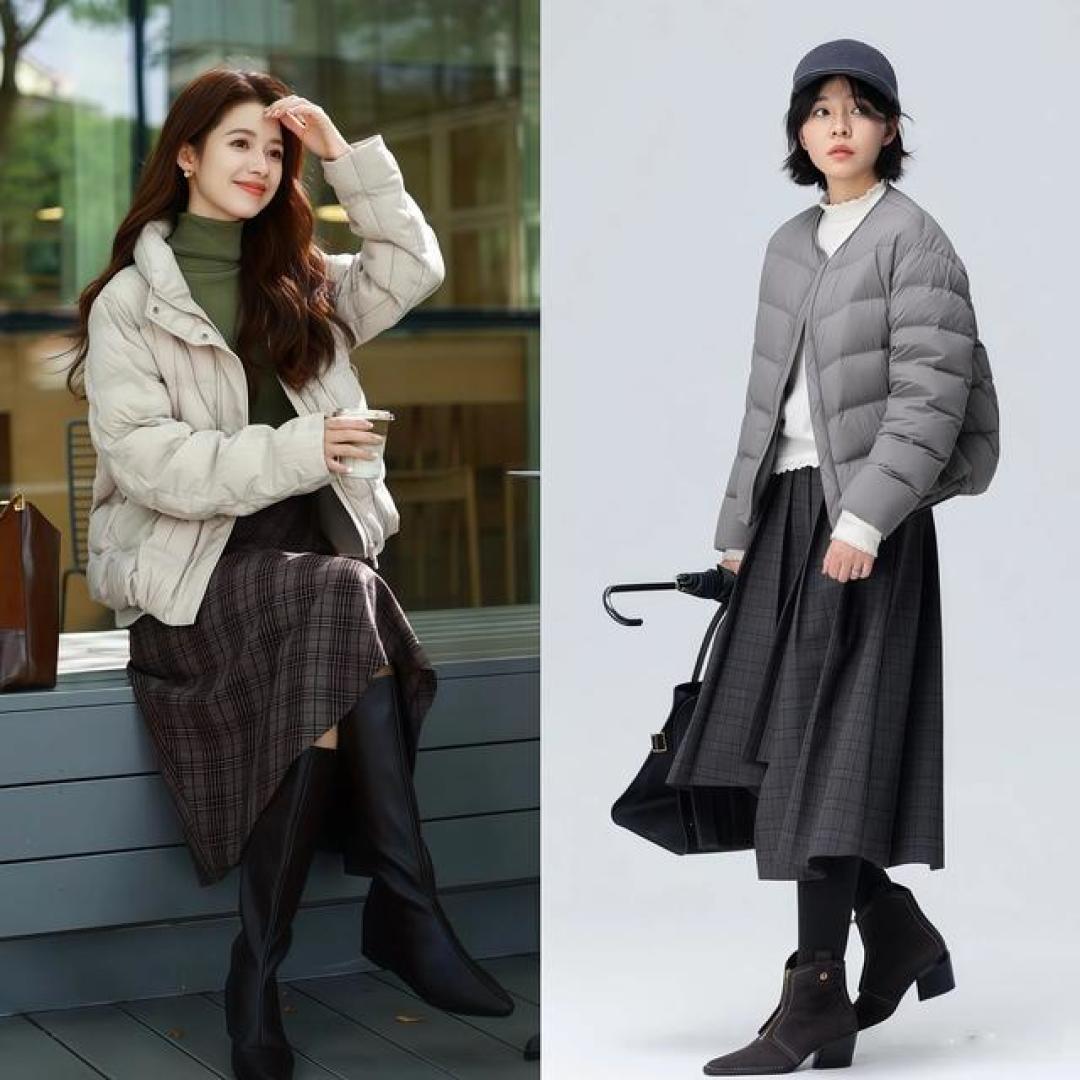 今年超火的这几条“半裙”,搭配羽绒服、大衣都好看