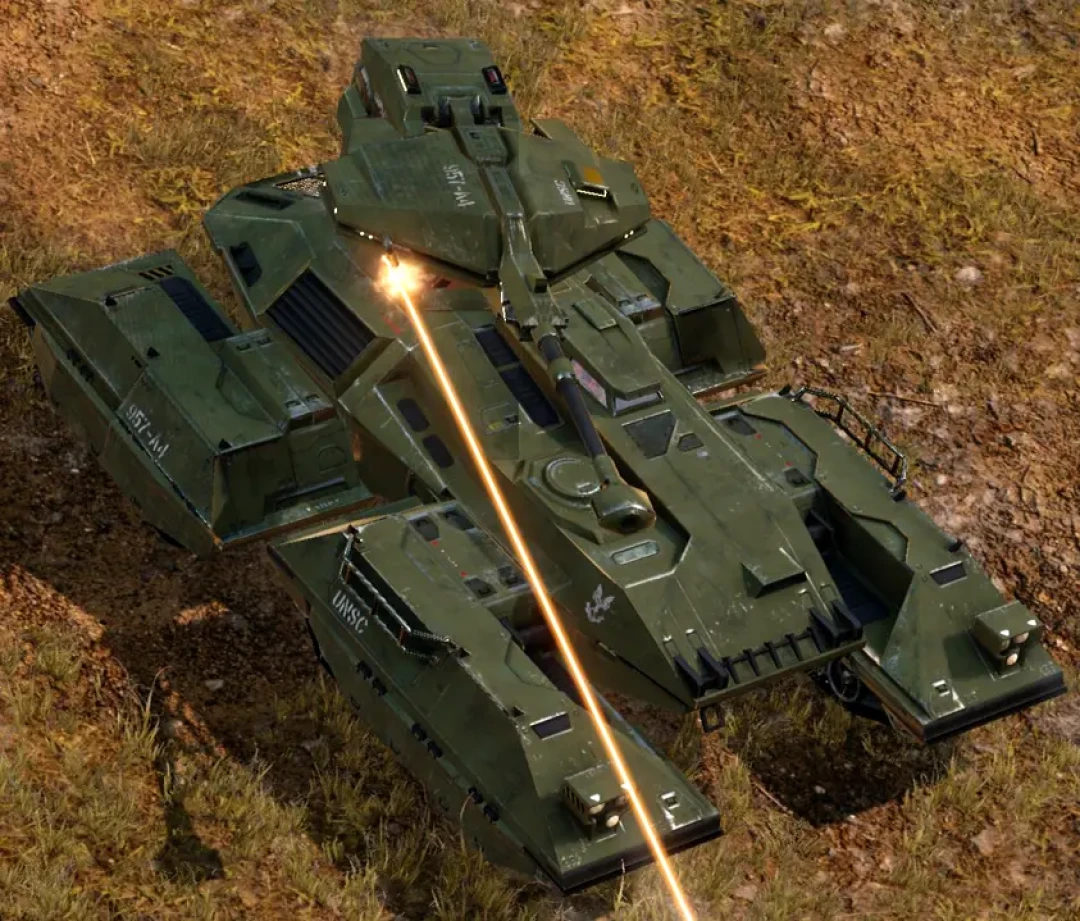【HALO载具频道】M808B天蝎号主战坦克