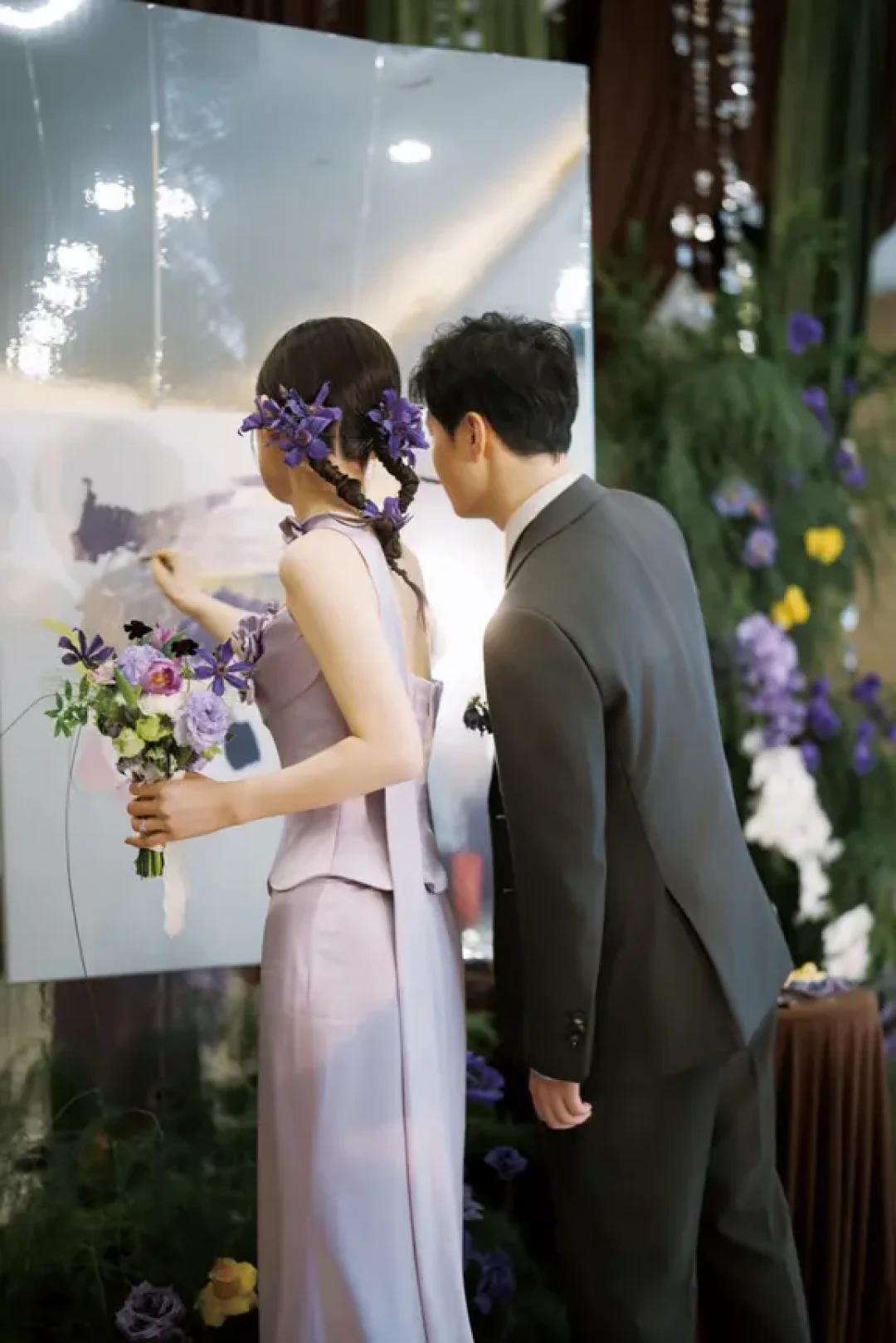 💍J人设计师备婚 | 迎宾区绘画互动墙