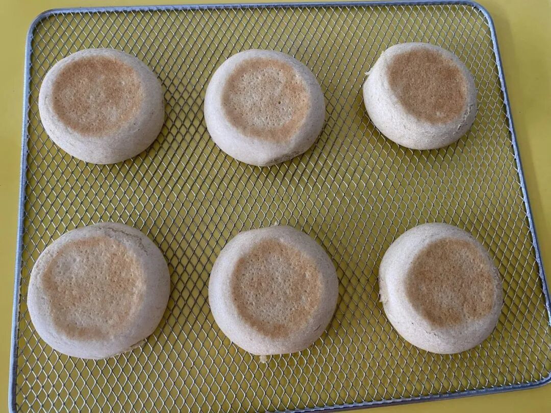 【烘焙日常】自制零糖零油麦芬面包美食分享（厨师机版、手揉版）