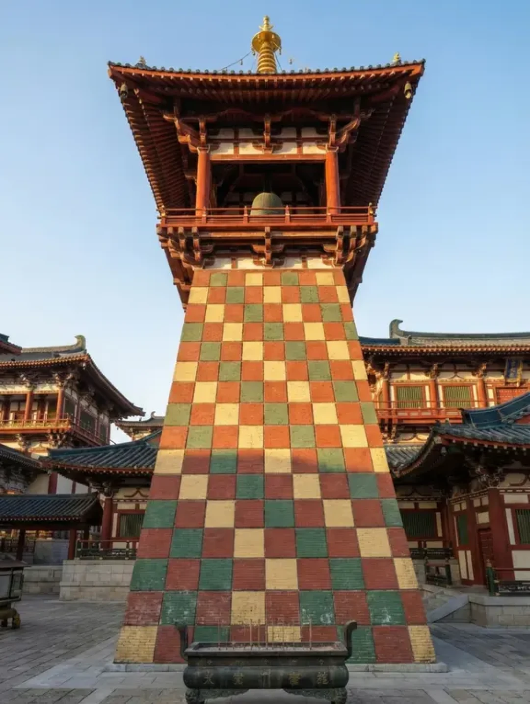 盛唐建筑:敦煌莫高窟第217窟钟楼