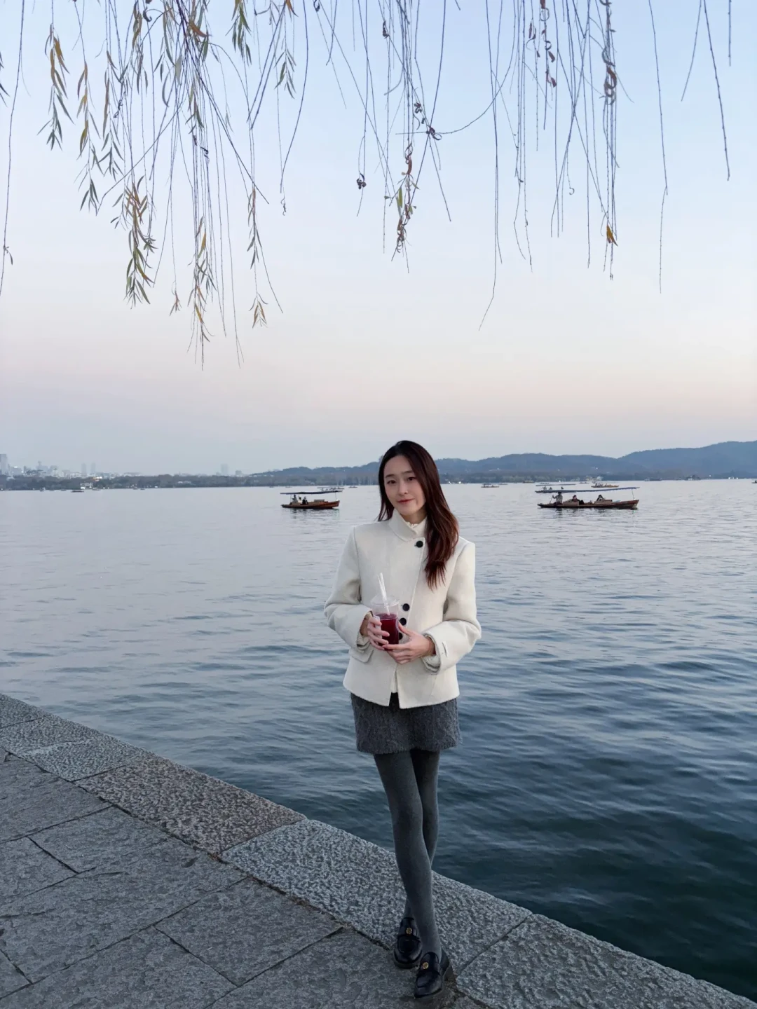 在绍兴西湖10℃的保暖穿搭OOTD❄️