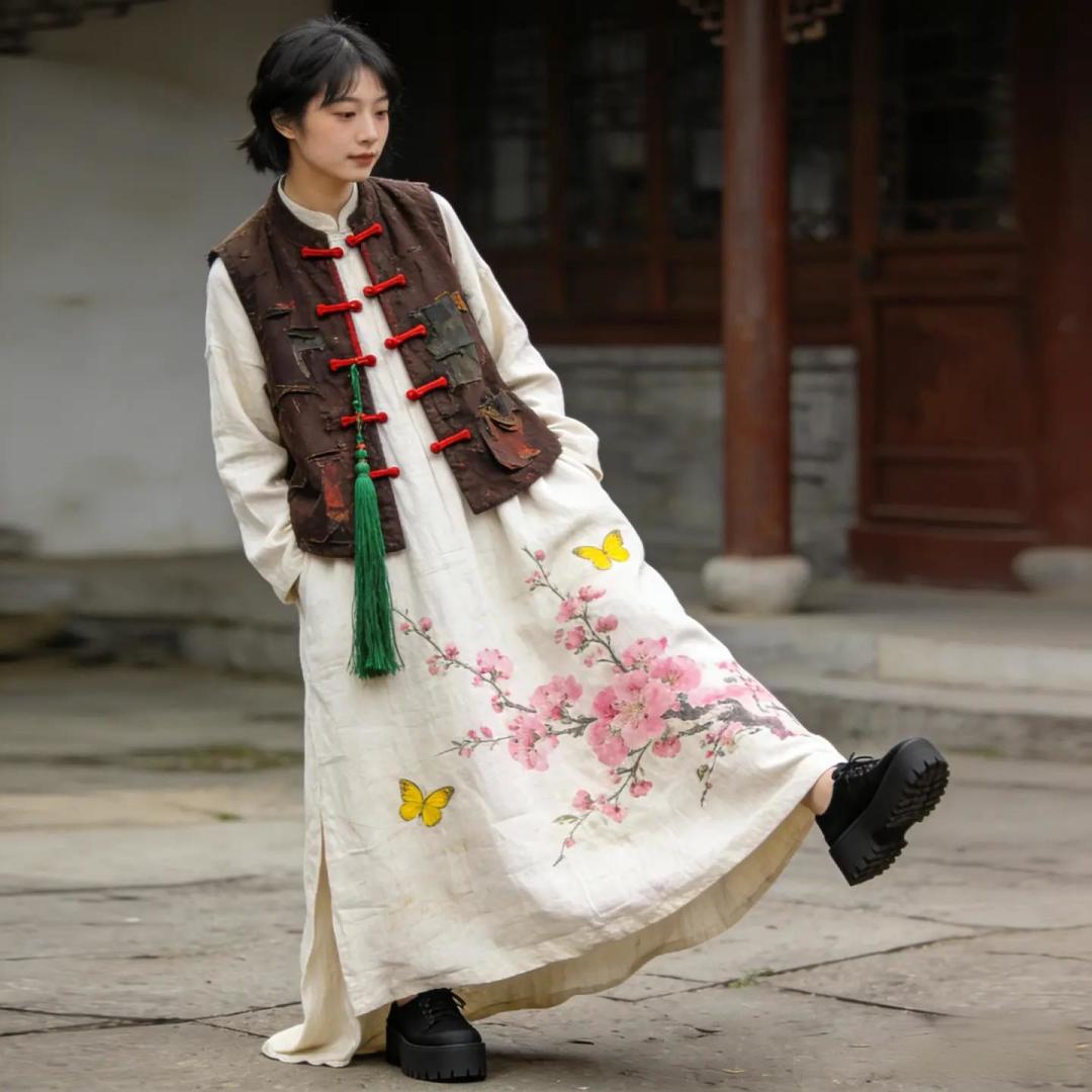 #国风穿搭 #新中式 小个子穿新中式总像偷穿
