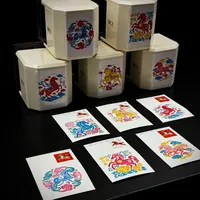 超有年味的年货六联印章！