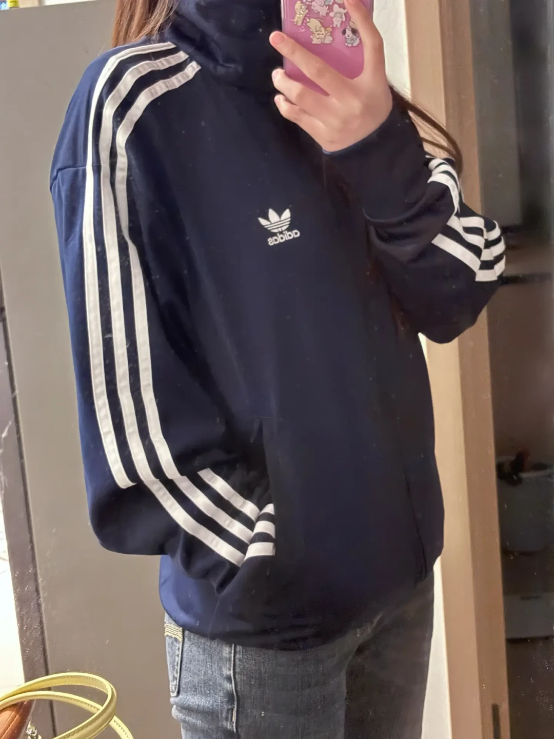 金主训同款阿迪外套xs码上身vs美版s码