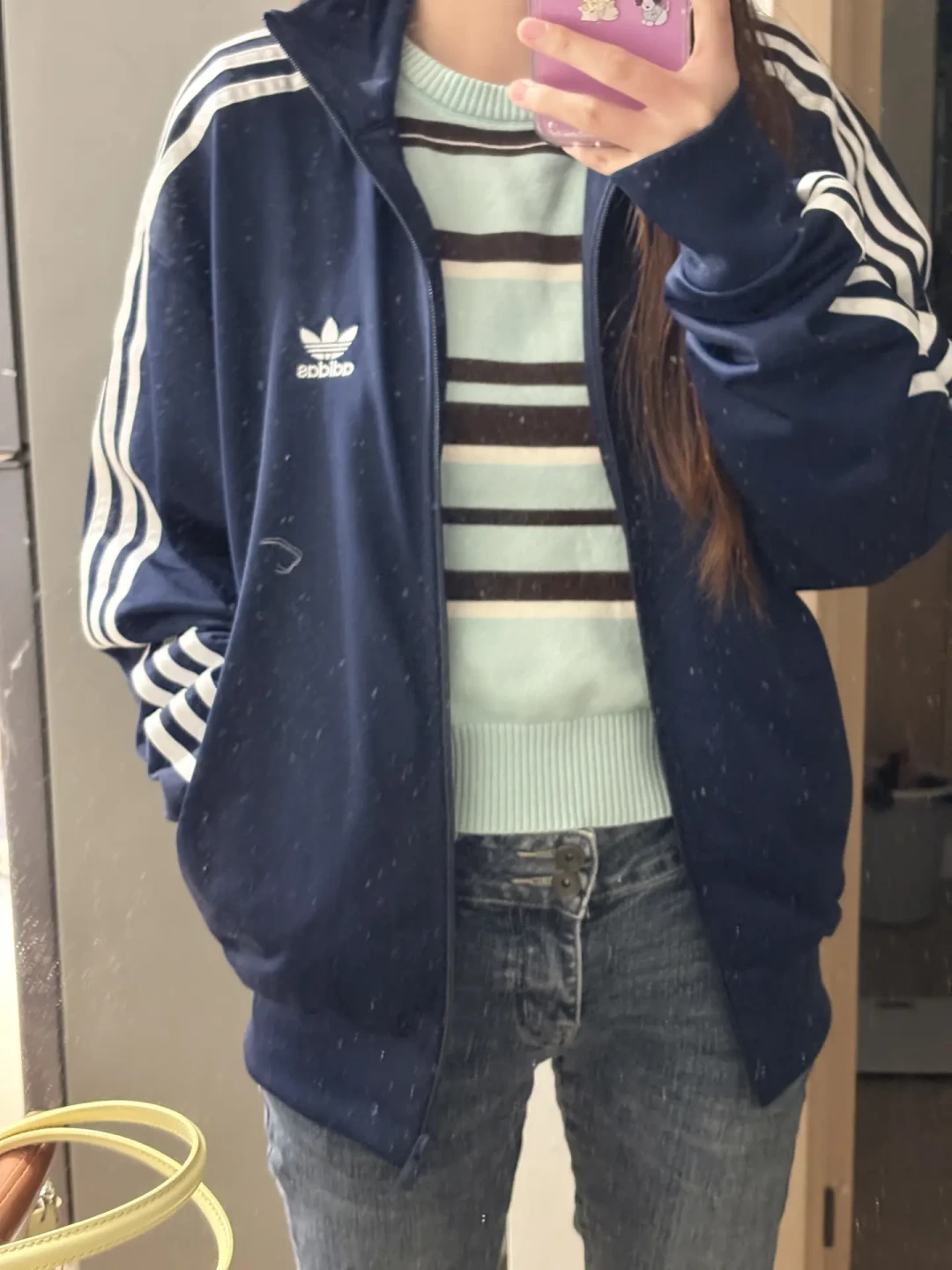 金主训同款阿迪外套xs码上身vs美版s码