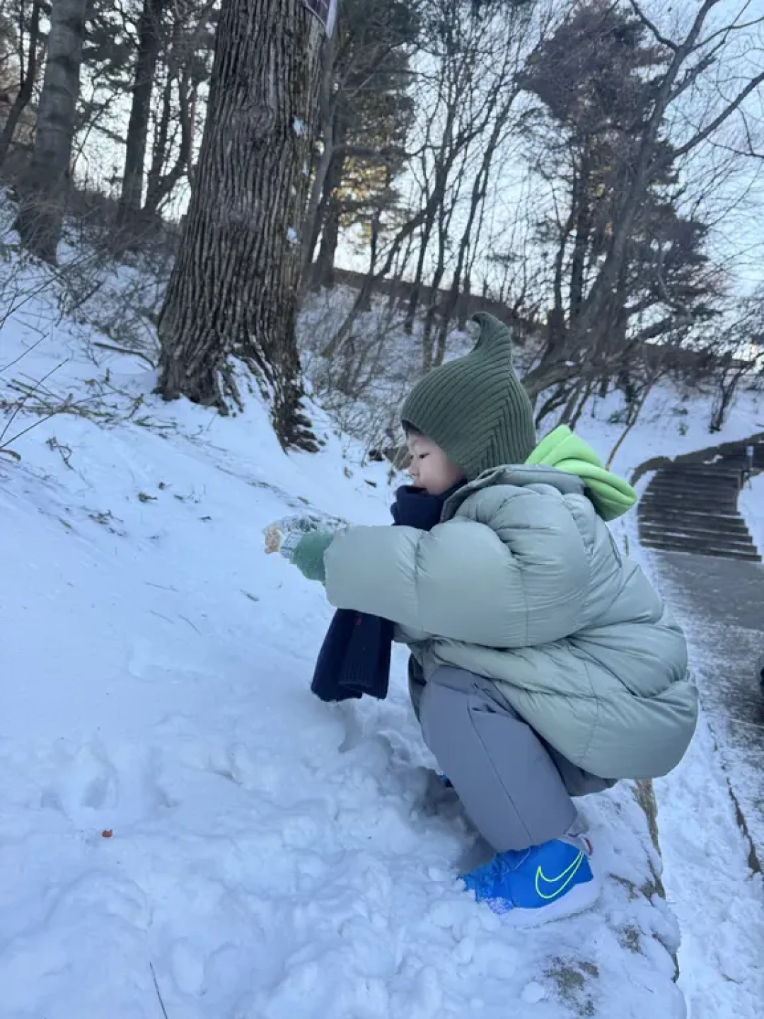 🔥2岁娃勇闯华山|西上西下攻略|冬季带娃冲